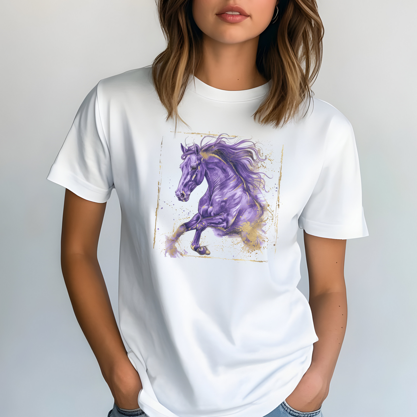 Watercolor Mustang T-Shirt