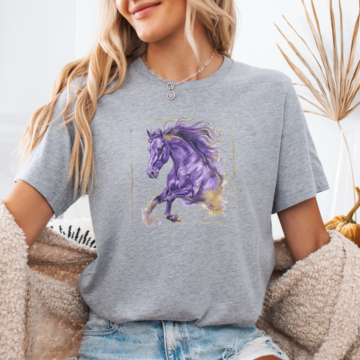 Watercolor Mustang T-Shirt